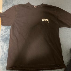 Study tee with flaming logo